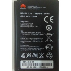 BATERIA HB4F1 1500MAH 3.7V PARA HUAWEI U8800 / X5 (BULK)